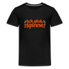 Ick glob, ick spinne! - Teenager Premium T-Shirt - Schwarz