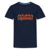 Ick glob, ick spinne! - Teenager Premium T-Shirt - Navy