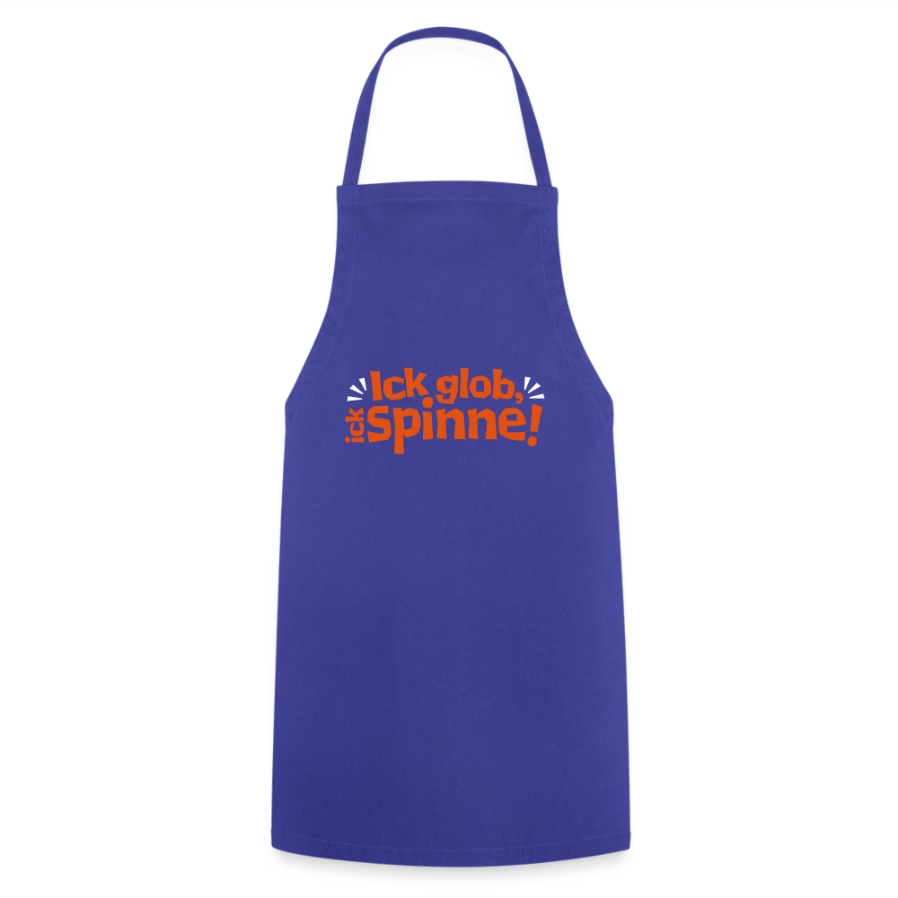 Ick glob, ick spinne! - Kochschürze - Royalblau