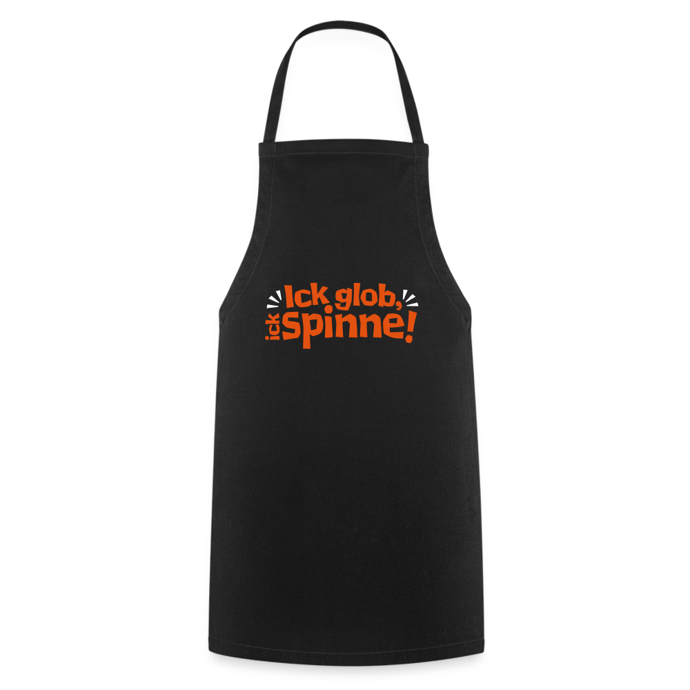 Ick glob, ick spinne! - Kochschürze - Schwarz