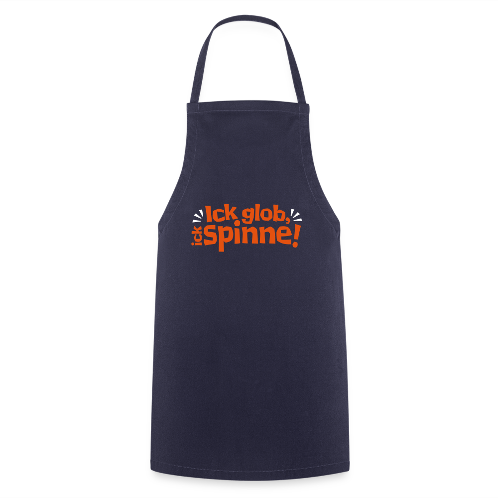 Ick glob, ick spinne! - Kochschürze - Navy