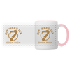 Dit Wees Ick Ooch Nich - Tasse zweifarbig - Weiß/Pink