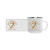 Dit Wees Ick Ooch Nich - Emaille Tasse - Weiß