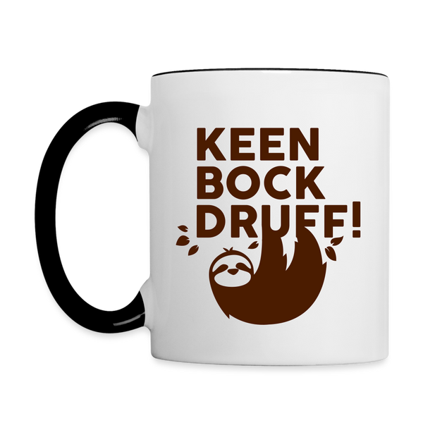 Keen Bock druff! - Tasse zweifarbig