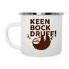 Keen Bock druff! - Emaille Tasse