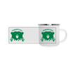 Laubenpieper - Emaille Tasse - Weiß
