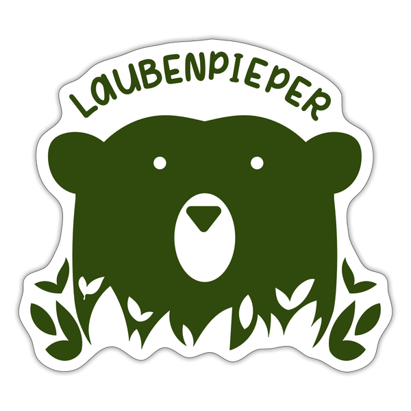 Laubenpieper - Aufkleber - Mattweiß