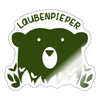 Laubenpieper - Aufkleber - Weiß glänzend
