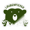 Laubenpieper - Aufkleber - Transparent glänzend