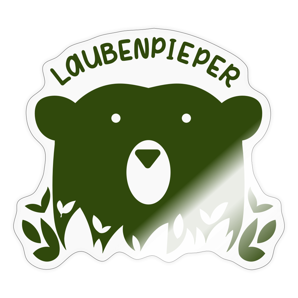 Laubenpieper - Aufkleber - Transparent glänzend