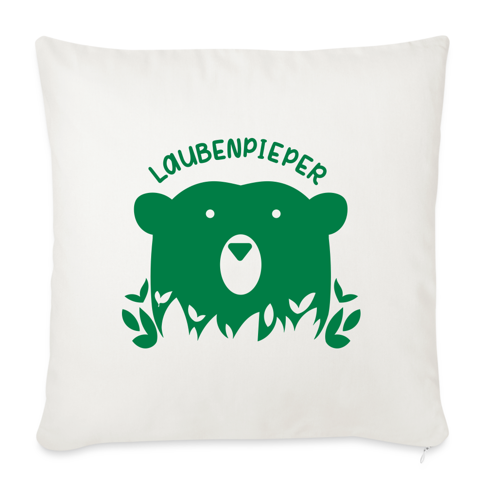 Laubenpieper - Sofakissen mit Füllung (45 x 45 cm) - Naturweiß