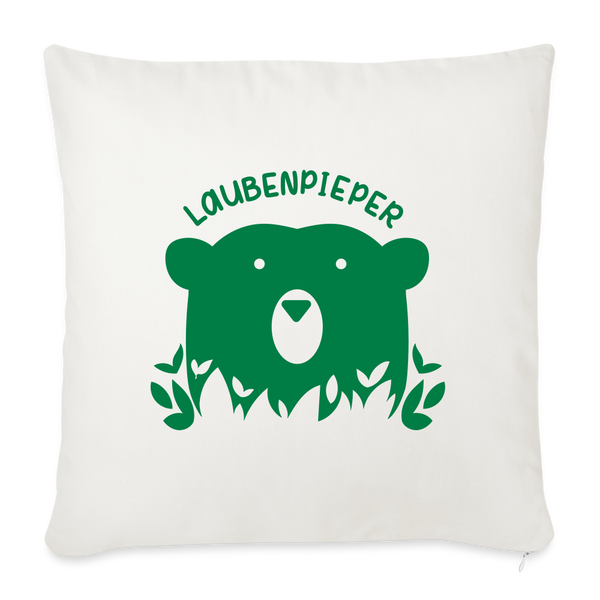 Laubenpieper - Sofakissen mit Füllung (45 x 45 cm) - Naturweiß