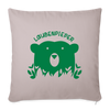 Laubenpieper - Sofakissen mit Füllung (45 x 45 cm) - helles Taupe