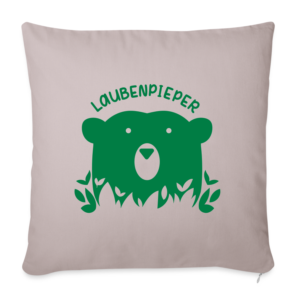 Laubenpieper - Sofakissen mit Füllung (45 x 45 cm) - helles Taupe