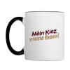 Mein Kiez, meine Regeln! - Tasse zweifarbig - Weiß/Schwarz