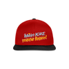 Mein Kiez, meine Regeln! - Snapback Cap - Rot/Schwarz
