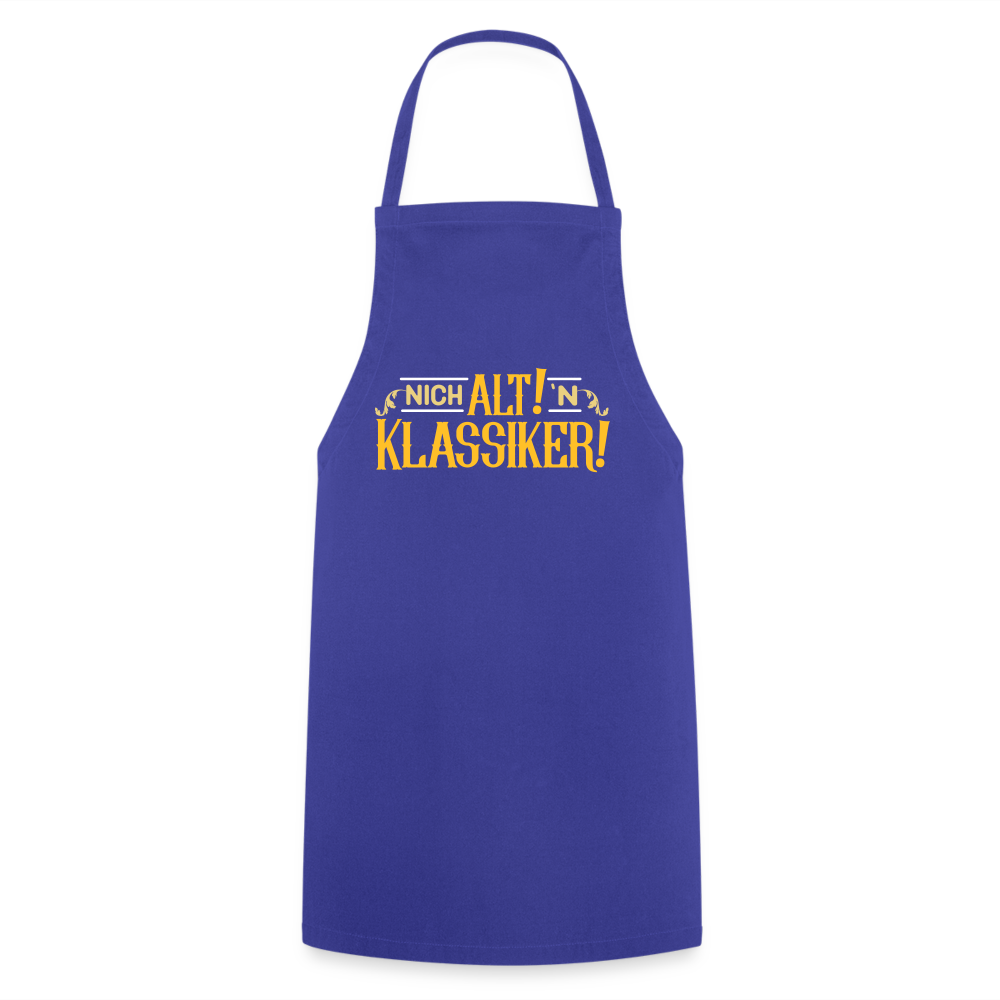 Nich alt! 'n Klassiker! - Kochschürze - Royalblau