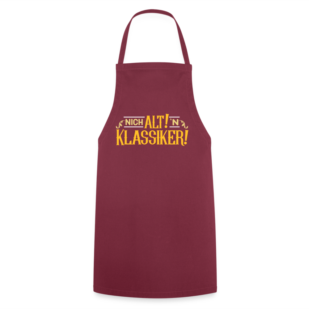 Nich alt! 'n Klassiker! - Kochschürze - Bordeaux