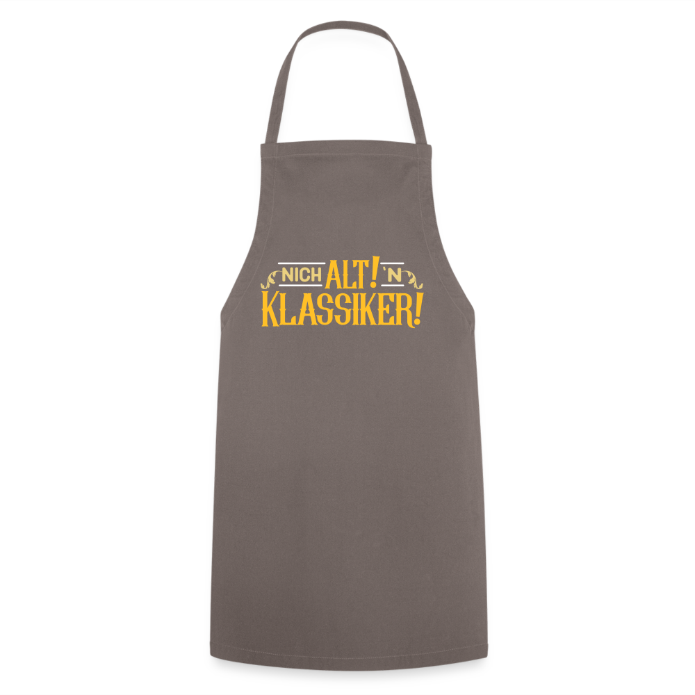 Nich alt! 'n Klassiker! - Kochschürze - Grau