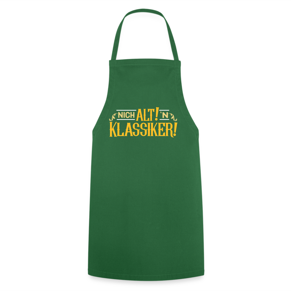 Nich alt! 'n Klassiker! - Kochschürze - Grün