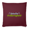 Jeballte Jroßartigkeit! - Sofakissen mit Füllung (45 x 45 cm) - Burgunderrot
