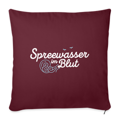 Spreewasser im Blut - Sofakissen mit Füllung (45 x 45 cm)