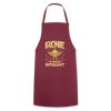 Ironie is meene Superkraft! - Kochschürze - Bordeaux