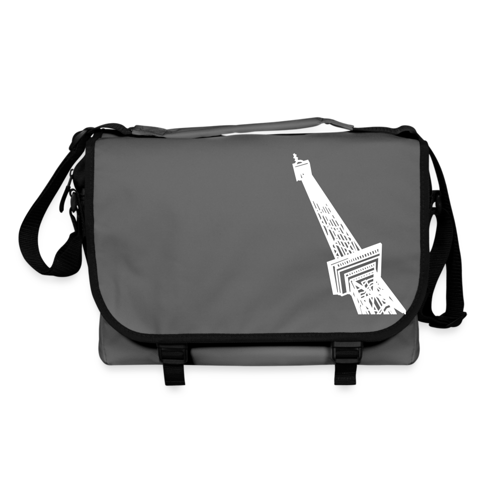 Der Funkturm - Umhängetasche - Graphit/Schwarz