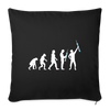 Evolution - Sofakissen mit Füllung (45 x 45 cm) - Schwarz