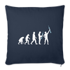 Evolution - Sofakissen mit Füllung (45 x 45 cm) - Navy
