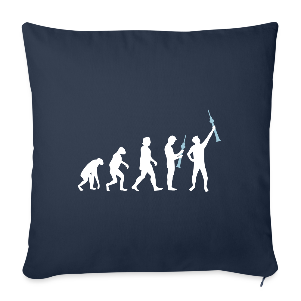 Evolution - Sofakissen mit Füllung (45 x 45 cm) - Navy