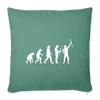 Evolution - Sofakissen mit Füllung (45 x 45 cm) - Tanngrün