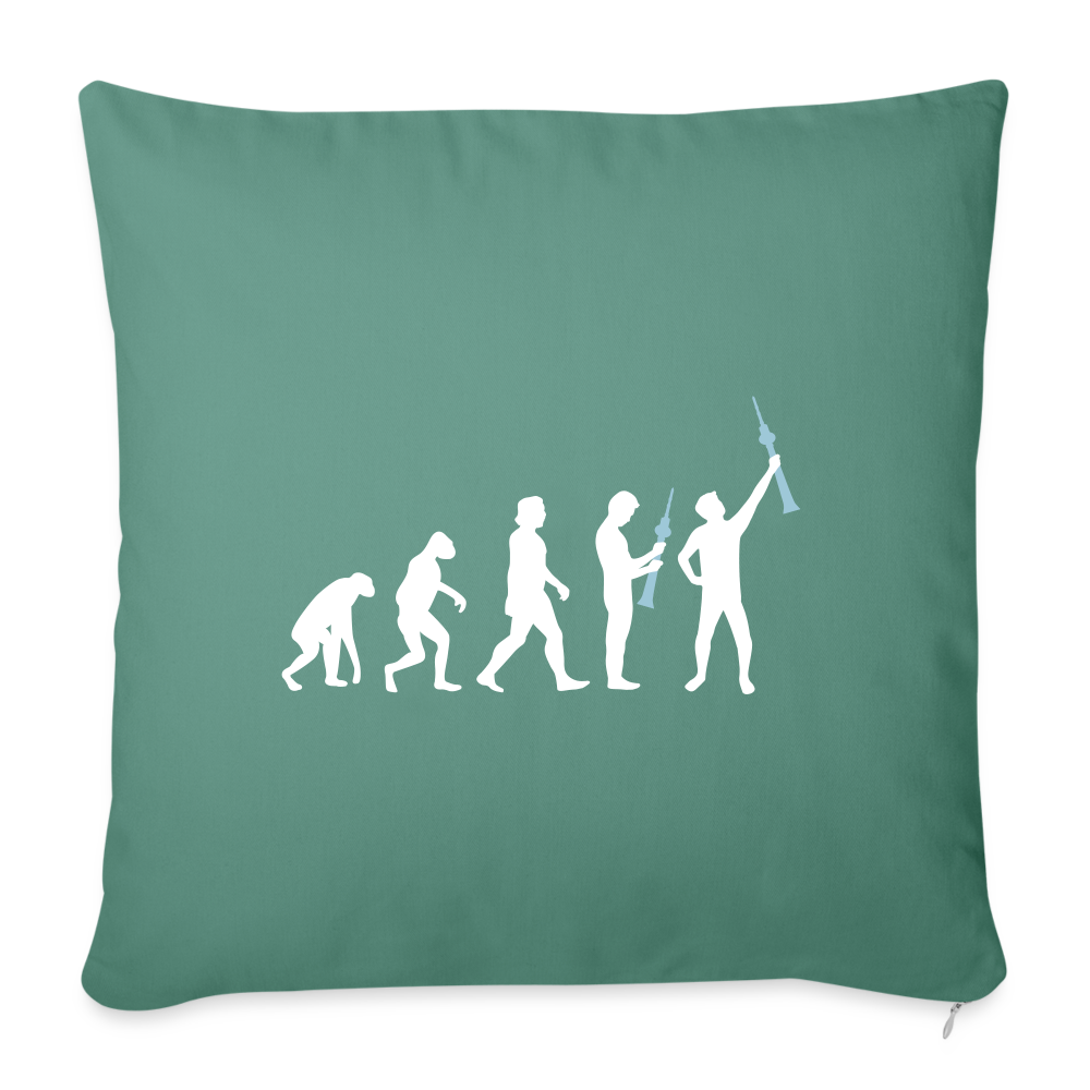 Evolution - Sofakissen mit Füllung (45 x 45 cm) - Tanngrün