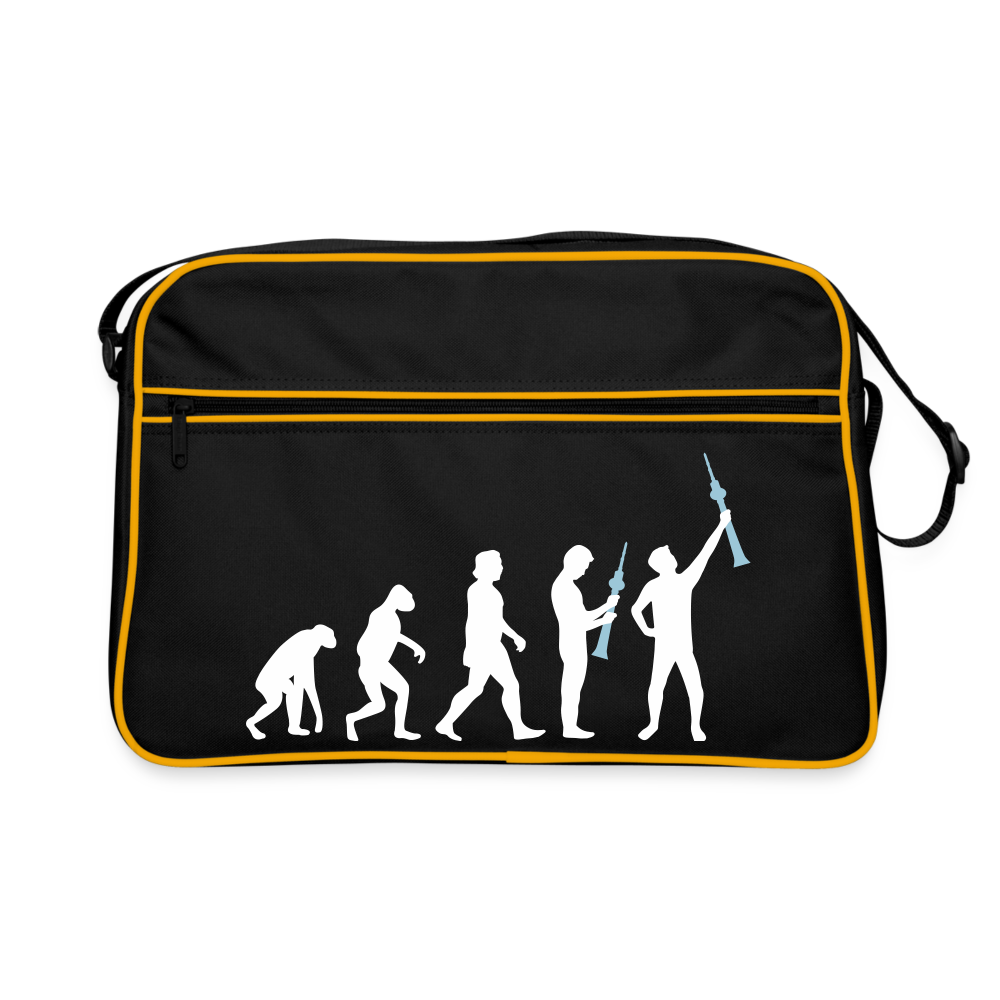 Evolution - Retro Tasche - Schwarz/Gold