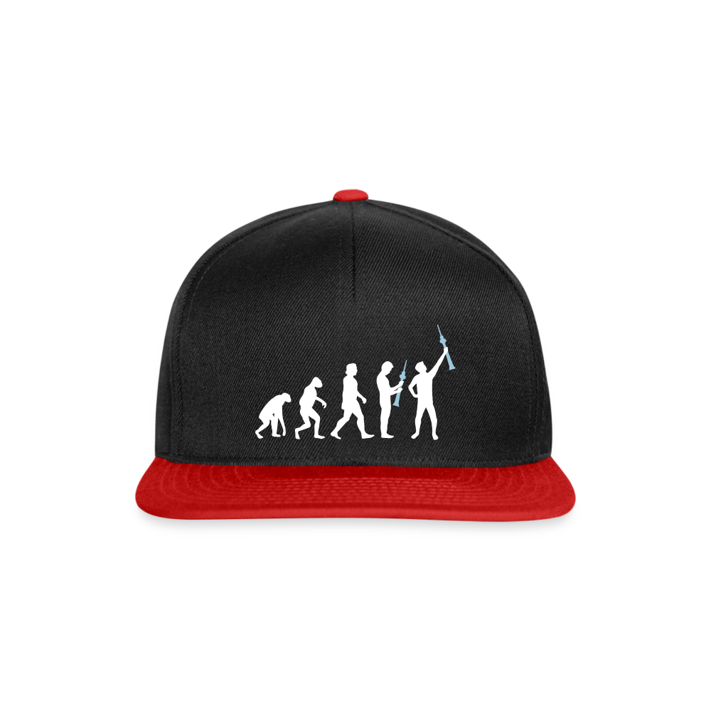 Evolution - Snapback Cap - Schwarz/Rot