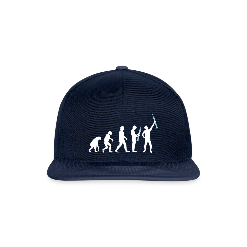 Evolution - Snapback Cap - Navy/Navy
