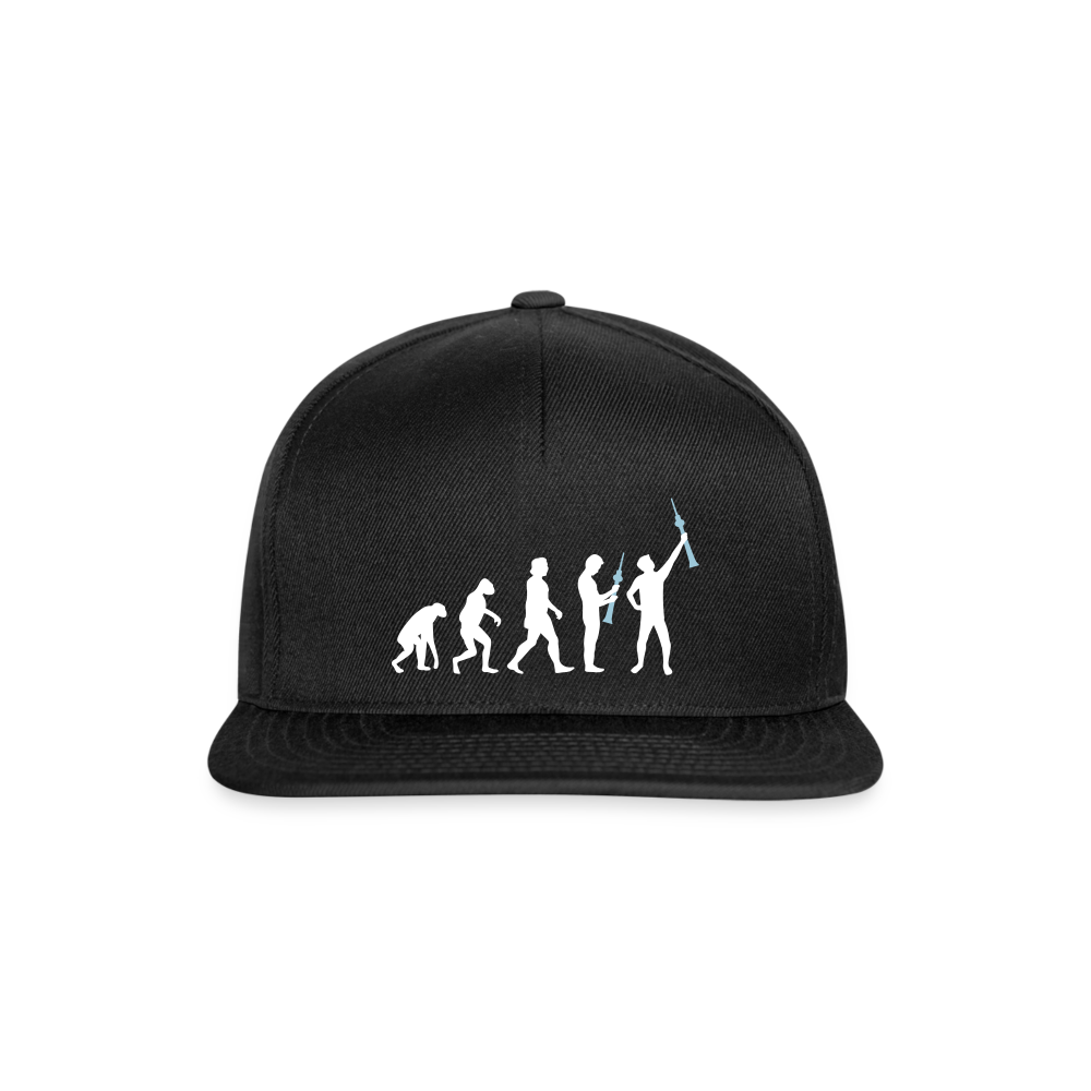 Evolution - Snapback Cap - Schwarz/Schwarz