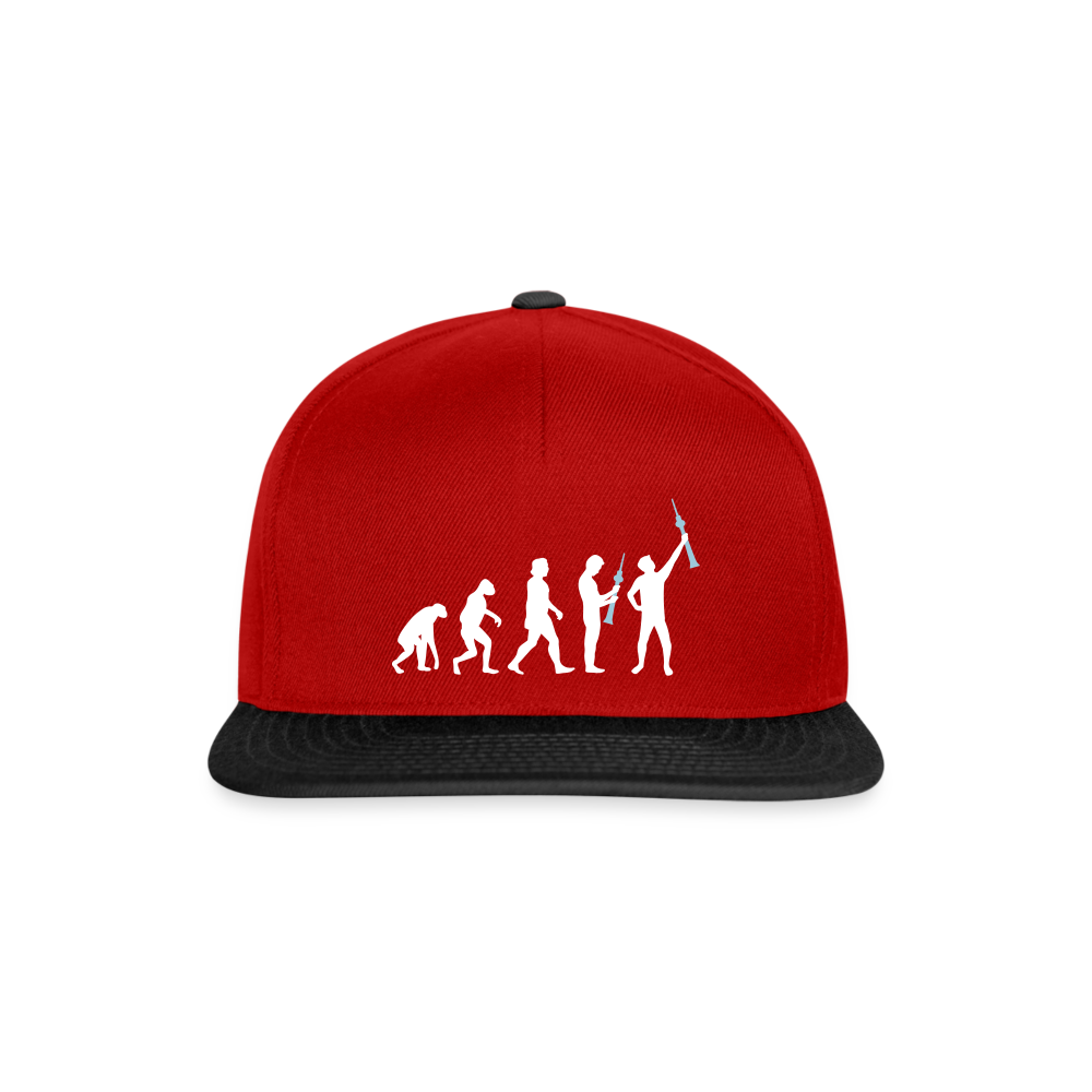 Evolution - Snapback Cap - Rot/Schwarz