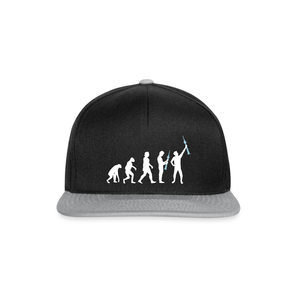 Evolution - Snapback Cap - Schwarz/Grau