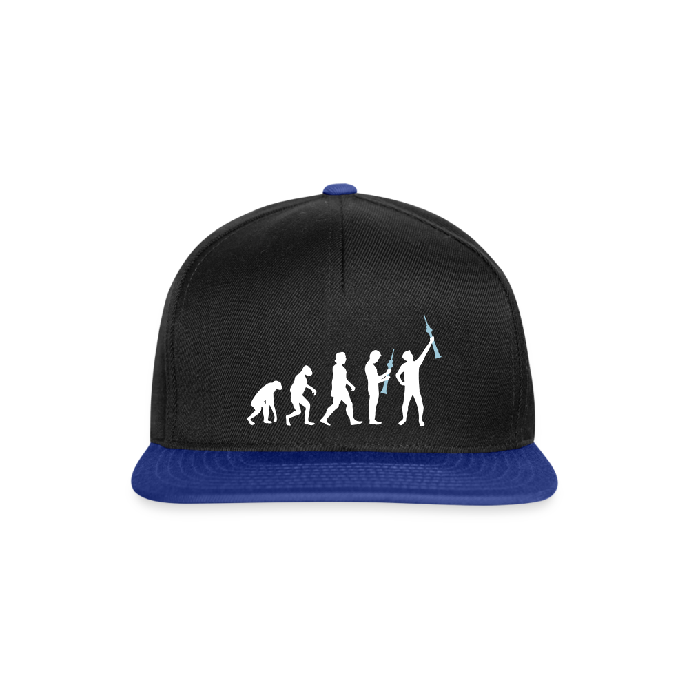 Evolution - Snapback Cap - Schwarz/Königsblau