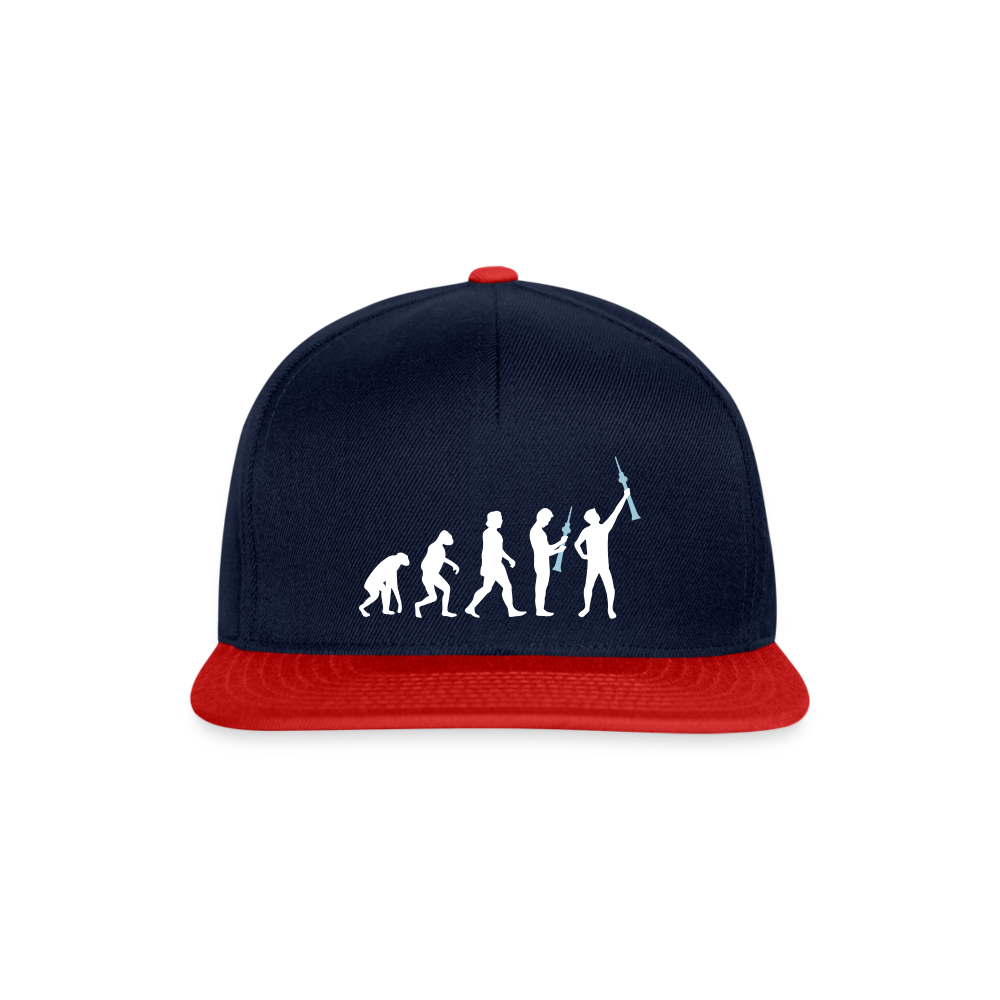 Evolution - Snapback Cap - Navy/Rot