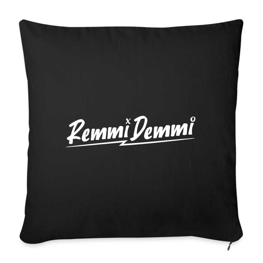 Remmi Demmi - Sofakissen mit Füllung (45 x 45 cm) - Schwarz