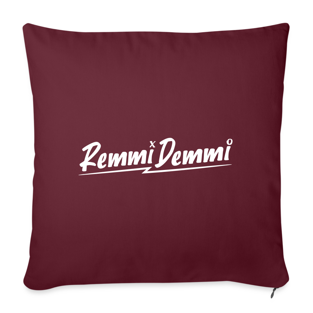 Remmi Demmi - Sofakissen mit Füllung (45 x 45 cm) - Burgunderrot