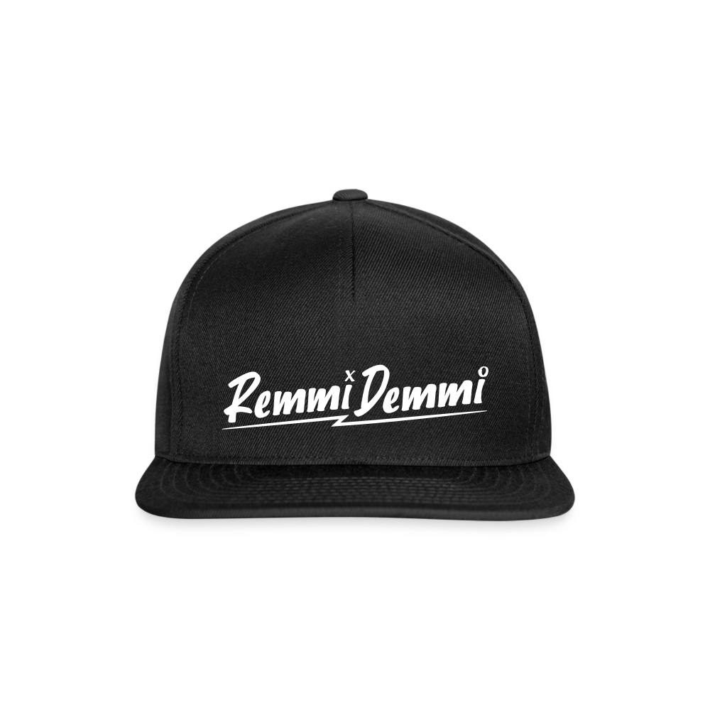 Remmi Demmi - Snapback Cap - Schwarz/Schwarz