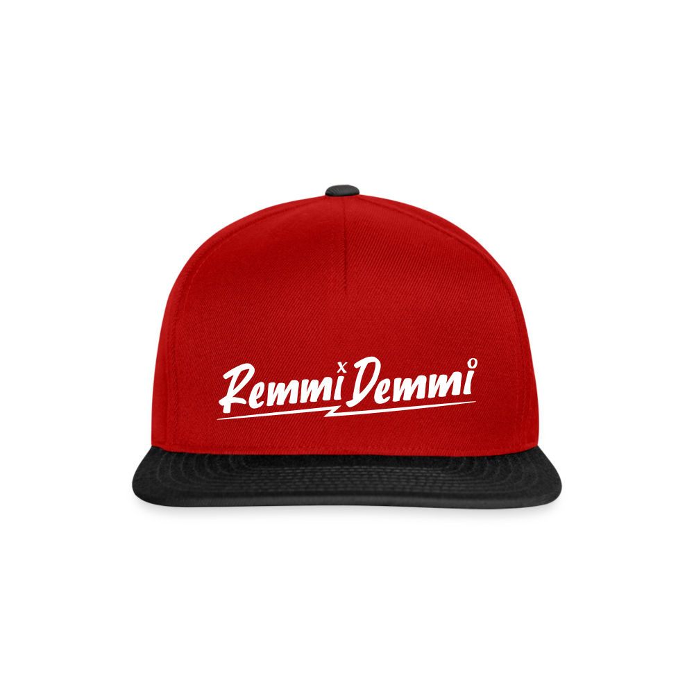 Remmi Demmi - Snapback Cap - Rot/Schwarz