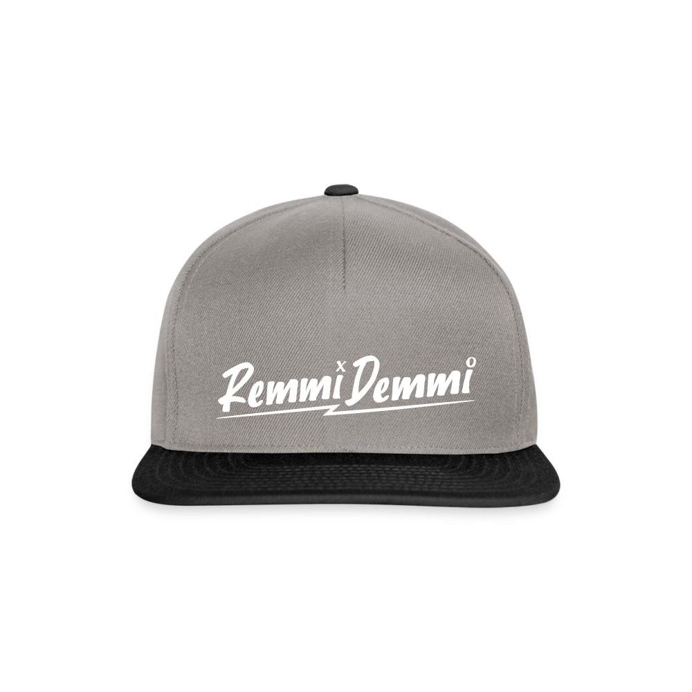 Remmi Demmi - Snapback Cap - Graphit/Schwarz