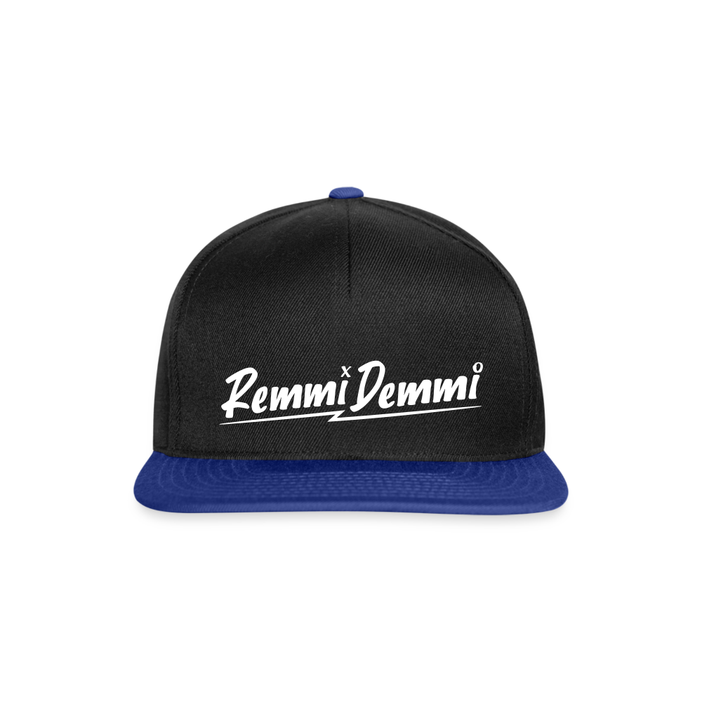 Remmi Demmi - Snapback Cap - Schwarz/Königsblau