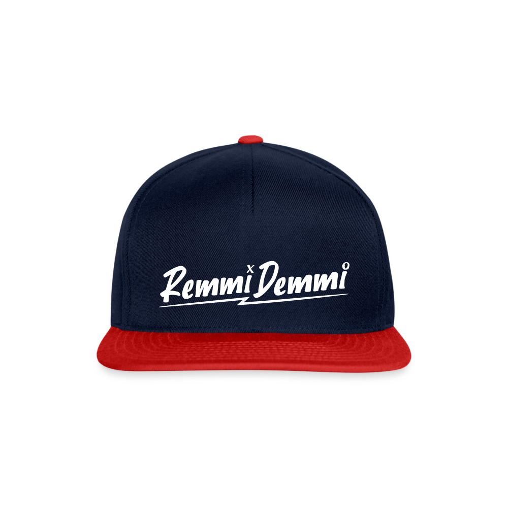 Remmi Demmi - Snapback Cap - Navy/Rot
