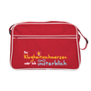Bei Klugheitsschmerzen wär' ick unsterblich - Retro Tasche - Rot/Weiß