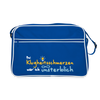 Bei Klugheitsschmerzen wär' ick unsterblich - Retro Tasche - Blau/Weiß